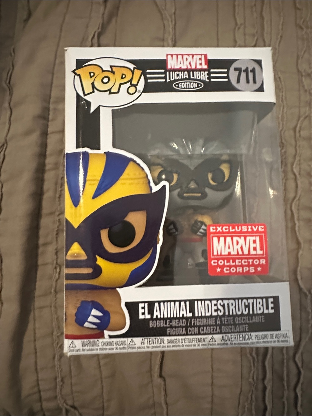 Marvel El Animal Indestructible Lucha Libre Figure